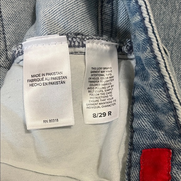 Lucky Brand-The Baggy-Denim Jeans size 8/29R - Picture 2 of 6